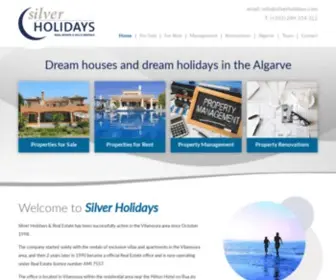 Silverholidays.com(Villas and apartments for sale and rent in Vilamoura) Screenshot