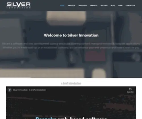 Silverinnovation.co.uk(Website & Software Application Development Agency) Screenshot