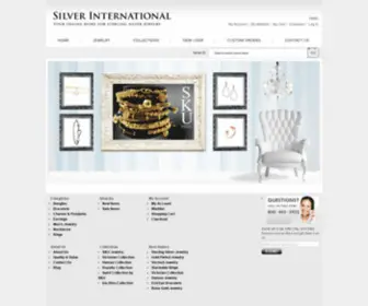 Silverinternational.com(Wholesale jewelry) Screenshot