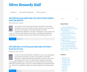 Silverkennedyhalf.com(Silver Kennedy Half) Screenshot