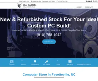 Silverknightpcsfayetteville.com(Computer Store in Fayetteville) Screenshot