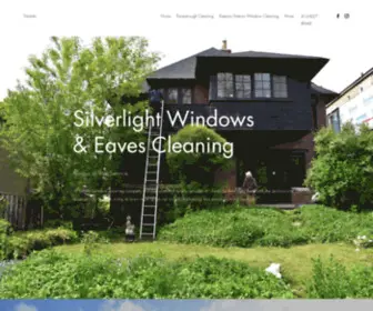 Silverlightwindowsandeaves.ca(Silverlight Windows & Eaves Cleaning Toronto) Screenshot