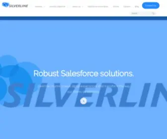 Silverlinecrm.com(Salesforce Partner that drives change) Screenshot