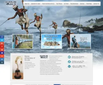 Silverlinetours.com(Silverline Tours Sri Lanka) Screenshot