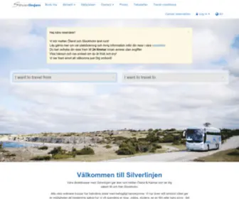 Silverlinjen.se(Boka billig bussresa Öland) Screenshot
