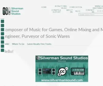 Silvermansound.com(The Best Free Music) Screenshot