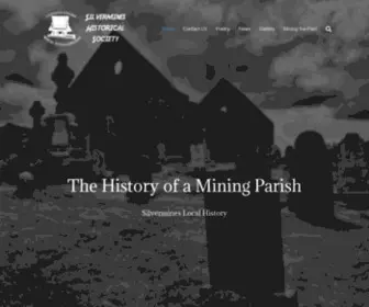 Silvermineshistoricalsociety.com(The history of a mining parish) Screenshot