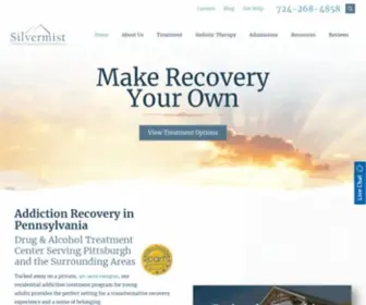 Silvermistrecovery.com(Pennsylvania Addiction & Mental Health Treatment) Screenshot