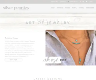 Silverpenniesjewelry.com(Kind Handcrafted Originals) Screenshot