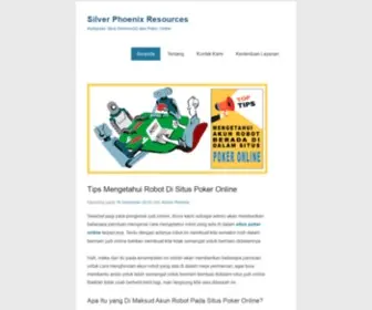 Silverphoenixresources.com Screenshot