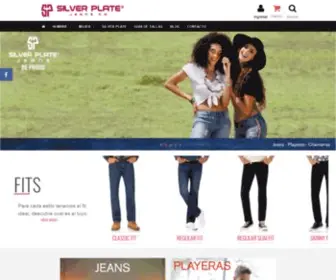 Silverplate.com.mx(Silver Plate Jeans) Screenshot