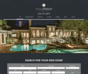 Silverpointe.com(Greater Nashville Real Estate) Screenshot