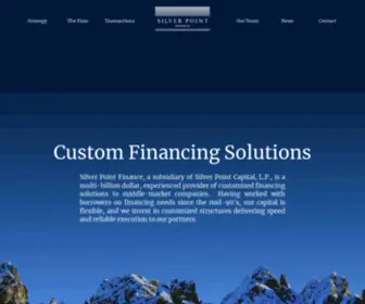 Silverpointfinance.com(Silver Point Finance) Screenshot