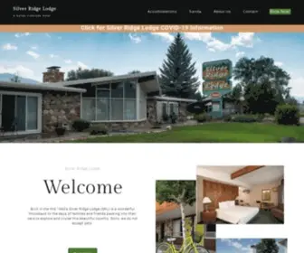 Silverridgelodge.com(Silver Ridge Lodge a Salida Colorado Hotel) Screenshot