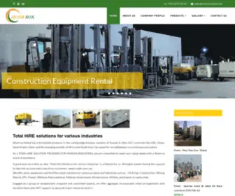 Silverroxrental.com(Rental of Generators) Screenshot