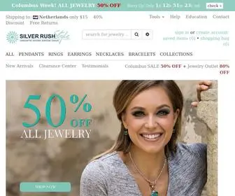 Silverrushstyle.com(Unique Silver Jewelry Store) Screenshot