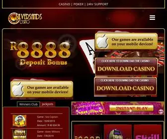 Silversandcasino.com Screenshot