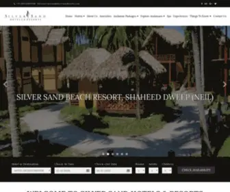 Silversandhavelock.com(Silversand beach resort) Screenshot