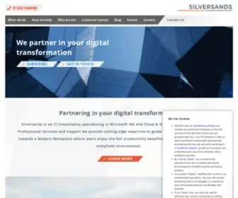 Silversands.co.uk(IT Consultancy) Screenshot