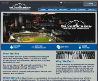 Silverscreenprinting.com(Silver Screen Printing) Screenshot