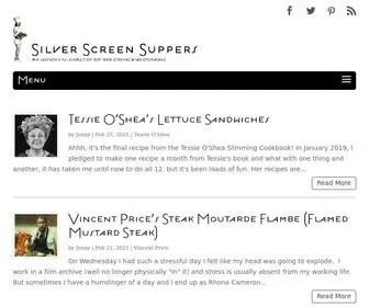 Silverscreensuppers.com(Silver Screen Suppers) Screenshot