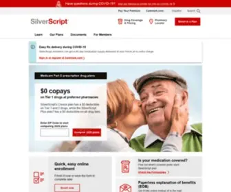 Silverscript.com(Member Services and Support) Screenshot