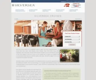 Silverseaships.com(Silversea Cruises) Screenshot