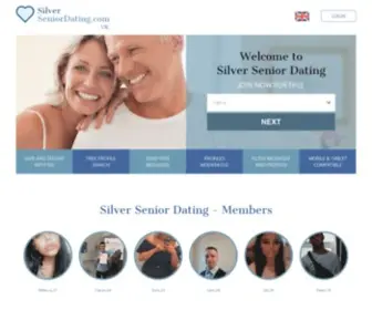 Silverseniordating.com(Silver Senior Dating UK) Screenshot