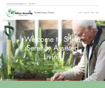 Silverserenityassistedliving.com(Assisted Living in Victoria) Screenshot