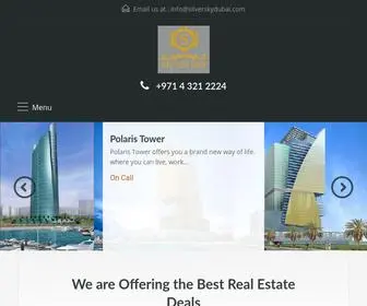 Silverskydubai.com(Silver Sky) Screenshot