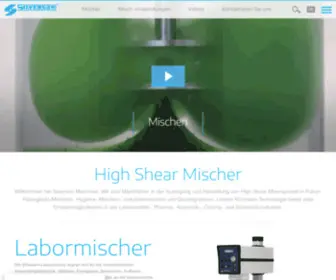 Silverson.de(Industrielle High Shear Mischer) Screenshot