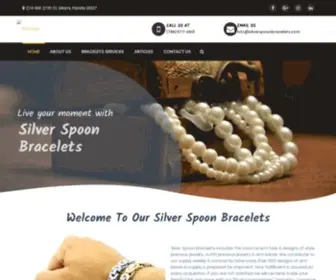 Silverspoonbracelets.com(Jewelry and Bracelets) Screenshot