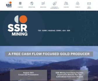 Silverstandard.com(SSR Mining) Screenshot