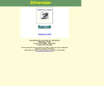 Silverstar.cl(Planchas a Vapor y Vaporizadores) Screenshot