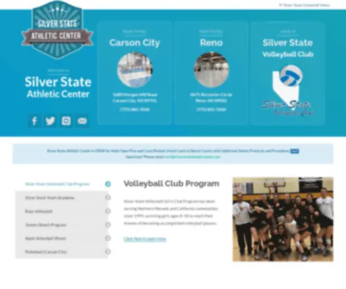 Silverstateathleticcenter.com(Silver State Athletic Center) Screenshot