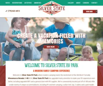 Silverstaterv.com(Silver State RV Park) Screenshot