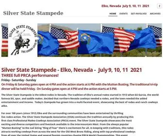 Silverstatestampede.com(Silver State Stampede) Screenshot