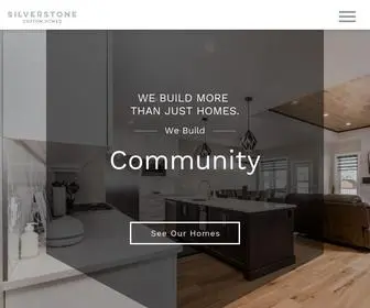 Silverstonecustomhomes.ca(Silverstone Custom Homes) Screenshot