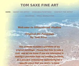 Silverstrandstudios.com(Tom Saxe Fine Art) Screenshot