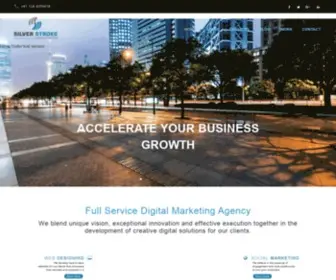 Silverstrokecommunications.com(Best Digital Marketing Agency in Gurgaon) Screenshot