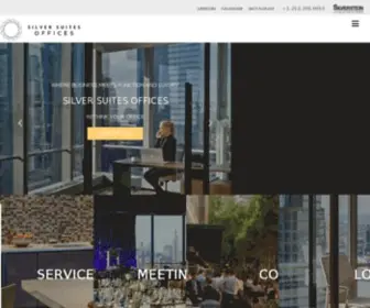 Silversuitesny.com(Silver Suites Offices NYC) Screenshot