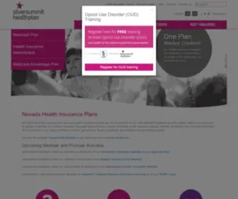 Silversummithealthplan.com(Nevada Health Insurance) Screenshot
