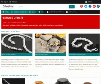 Silvertime.co.uk(Silvertime Jewellery Footer) Screenshot