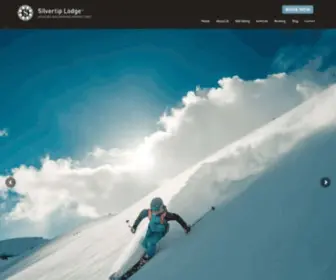 Silvertipheliskiing.com(Experience Silvertip Lodge and Heli) Screenshot