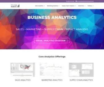 Silvertoneanalytics.com(Business Intelligence And Data Visualization) Screenshot