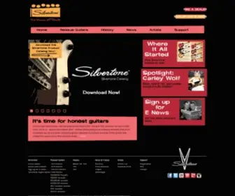 Silvertoneclassic.com(The Roots of Rock) Screenshot