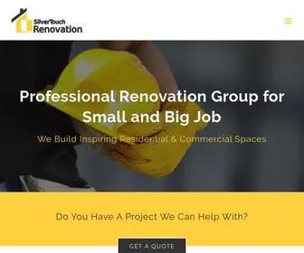 Silvertouchrenovation.com(Home & Commercial Renovation) Screenshot