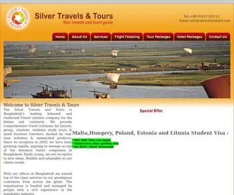 Silvertravelsbd.com(Silver Travels & Tours) Screenshot