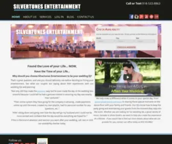 Silvertunes.com(Looking for a wedding DJ near me) Screenshot