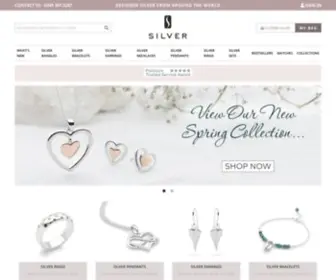 Silver.uk.com(Sterling Silver Jewellery from Silver by Mail) Screenshot